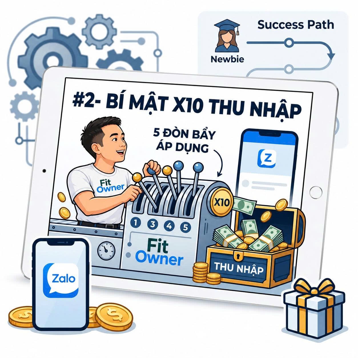 Bí mật X10 thu nhập từ đòn bẩy Vô Hạn